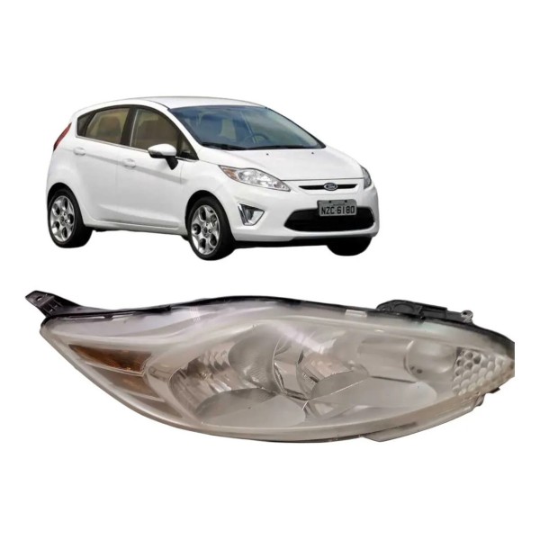 Farol Direito New Fiesta Mexicano 2011 2012 2013 Hatch Sedan Direito/passageiro