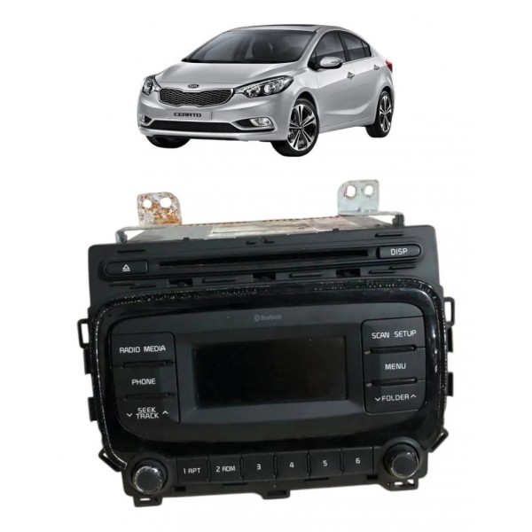 Radio Midia Cd Player Bluetooth Kia Cerato 2017 2018 2019