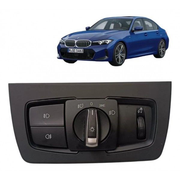Botão Chave Luz Farol Milha Neblina Bmw 320i 2013 2014 2015 Preto