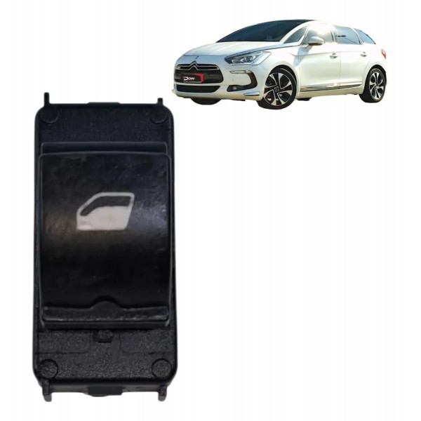 Botão Vidro Elétrico Traseiro Citroën Ds5 2013 A 2016 Orig