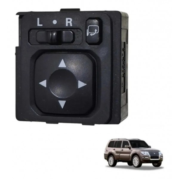 Botão Comando Retrovisor Mitsubishi Pajero Full L200 08/12