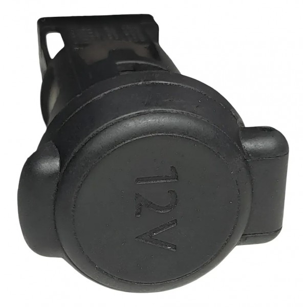 Tomada Acendedor 12v C3 2013 2014 2015 2016 2017 2018 2019 Preto