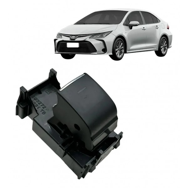 Comando Vidro Elétrico Traseiro Corolla 2020 2024 Original Preto