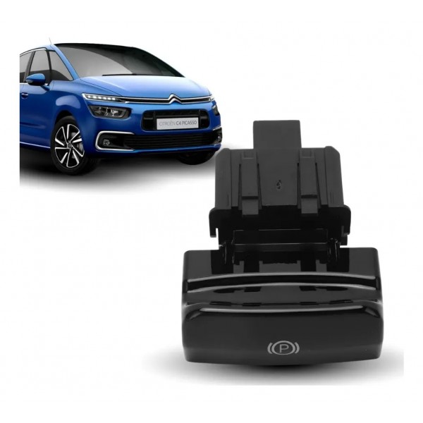 Botão Acionamento Freio De Mao P/ Peugeot 3008 E Citroen C4