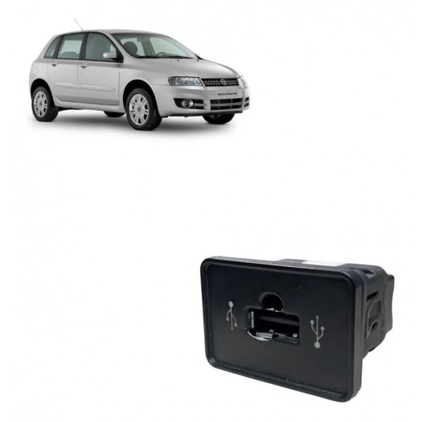 Interruptor Entrada Usb Fiat Stilo 1.8 2009 2010 735429751