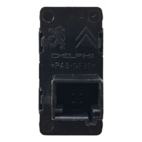 Botão Vidro Traseiro Esquerdo Peugeot 408 2011 A 2016