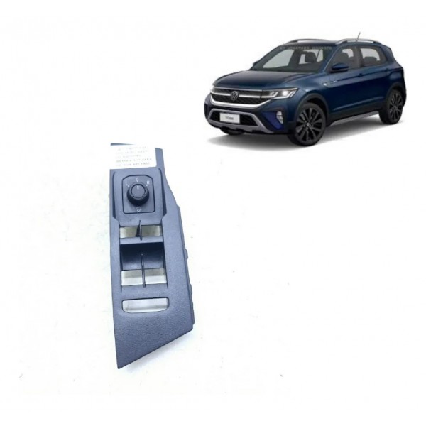 Comando Ajuste Retrovisor Com Moldura Vw Tcross Tsi 2024