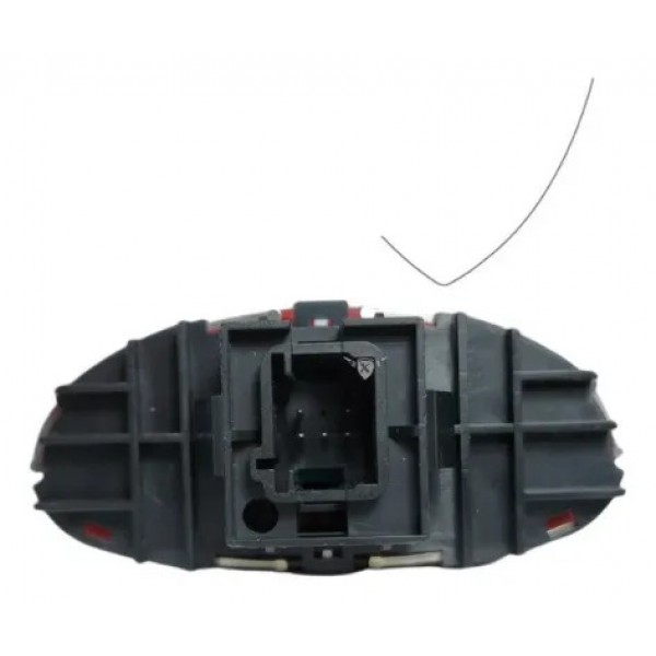 Botão Pisca Alerta Com Trava Portas Compatível Peugeot 206  Vermelho