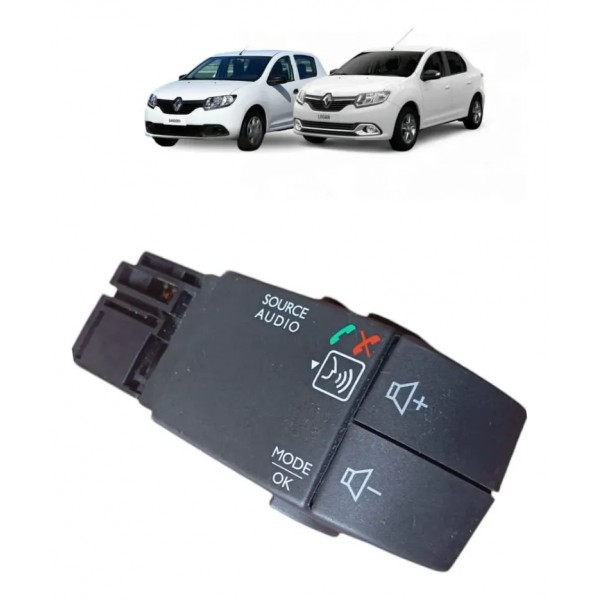 Comando Som Volante Renault Duster Logan 8200850420