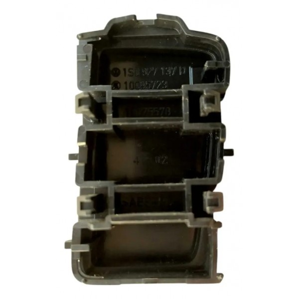 Botão Falso Tampa Moldura Central Volkswagen Up 2013/2018 Preto Lisa