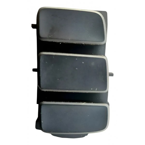 Botão Falso Tampa Moldura Central Volkswagen Up 2013/2018 Preto Lisa