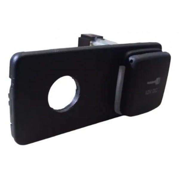 Tomada Moldura Plug Botão 12v Compass Renegade Toro 52056007 Petro