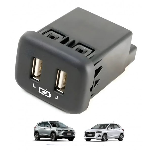 26353167 - Entrada Usb Traseira Onix/onix Plus E Tracker Preto
