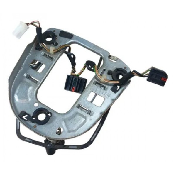 Base Circuito Conector Plug Buzina Volante Cruze 2013 2017 Cinza