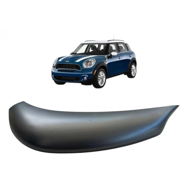 Acabamento Painel Central Esquerdo Mini Cooper 2011 Cinza Liso