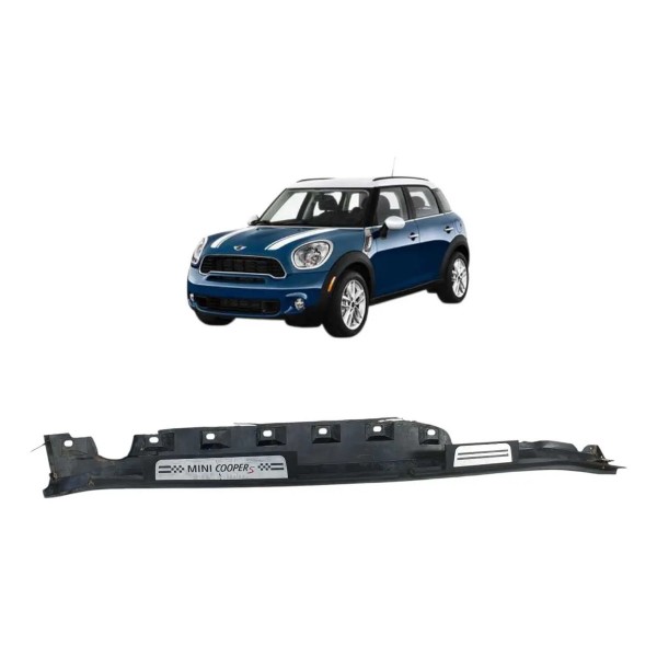 Spoiler Lado Esquerdo Lateral Mini Cooper 2011 2012 2013 Preto