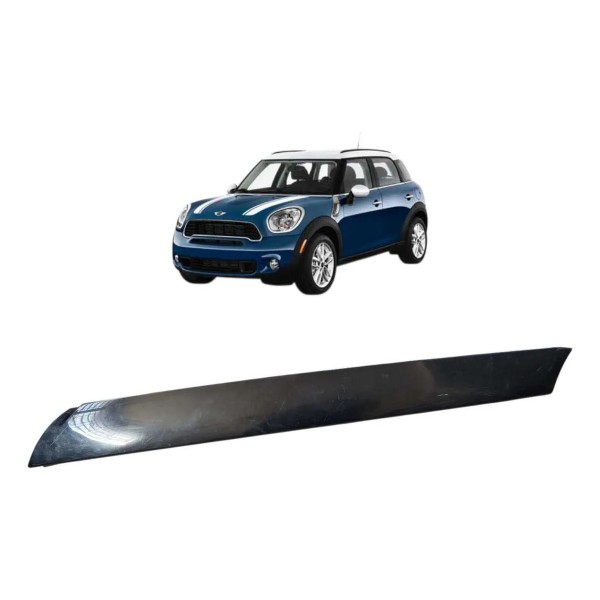 Friso Coluna Parabrisa Lado Direito Mini Cooper Countryman Preto