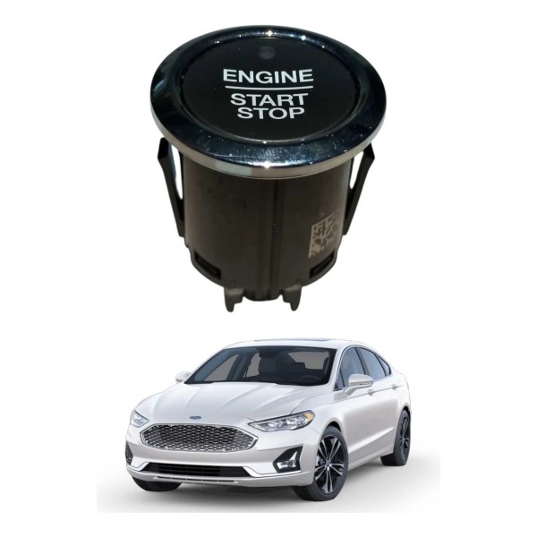 Botao Start Stop Partida Ford Fusion 2017 2018 2019 Original Verde-escuro