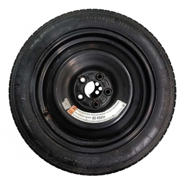 Estepe Roda Pneu Aro 16v Ford Fusion 2017 2018 2019 Original Preto