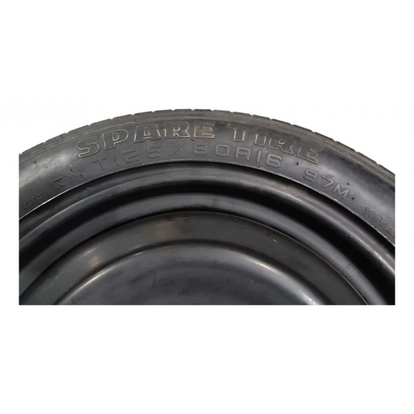 Estepe Roda Pneu Aro 16v Ford Fusion 2017 2018 2019 Original Preto