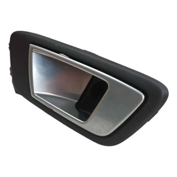 Macaneta Interna Traseira Esquerda Ford New Fiesta 2013 2014 Prateada Traseira