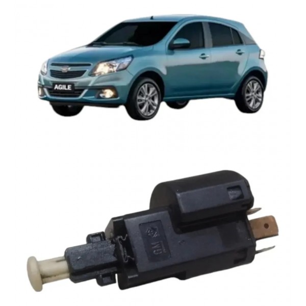 Interruptor Luz De Freio Chevrolet Agile, Montana 09132299