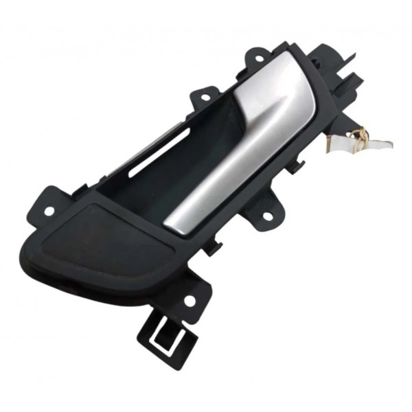 Macaneta Interna Dianteira Direita Audi A4 2010 2011 2012 Prateado Dianteira
