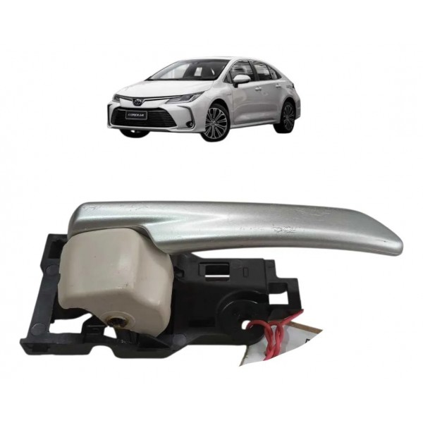 Macaneta Interna Dianteira Direita Corolla 2021 2022 2023 Prateado Dianteira