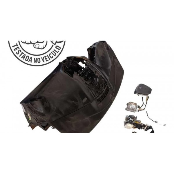 Kit Air Bag New Fiesta Mexicano 2010 2011 2012 2013 Preto Preto