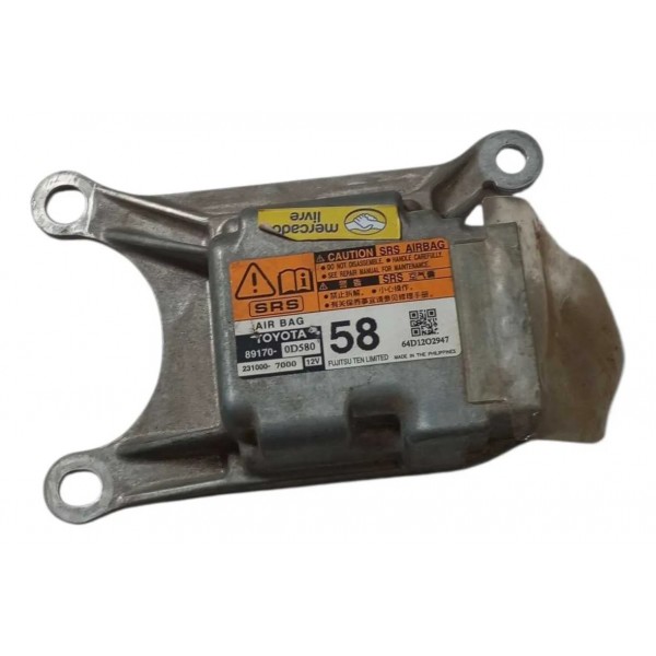 Kit Airbag Toyota Etios 2011 2012 2013 2014 2015 Preto Preto