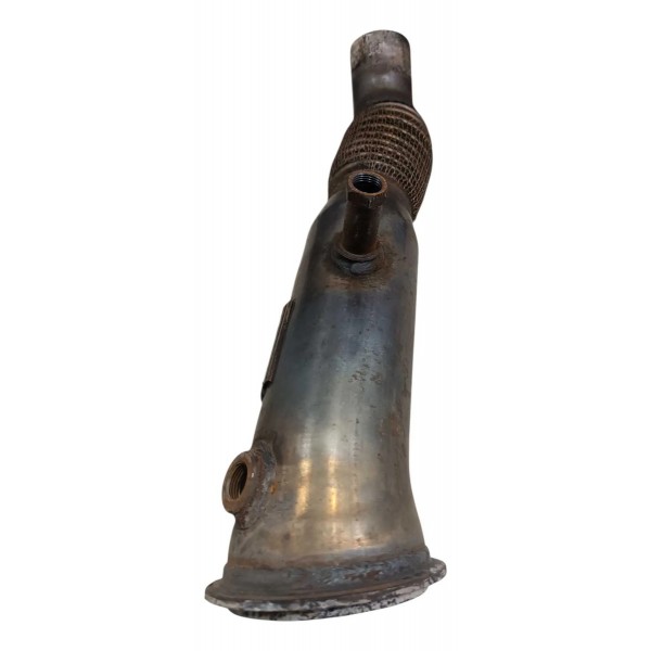 Downpipe Malha Flexível Escapamento Bmw 320i 2014 2015 2.0 Preto