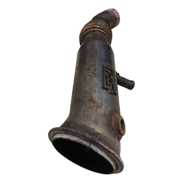 Downpipe Malha Flexível Escapamento Bmw 320i 2014 2015 2.0 Preto