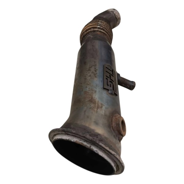 Downpipe Malha Flexível Escapamento Bmw 320i 2014 2015 2.0 Preto