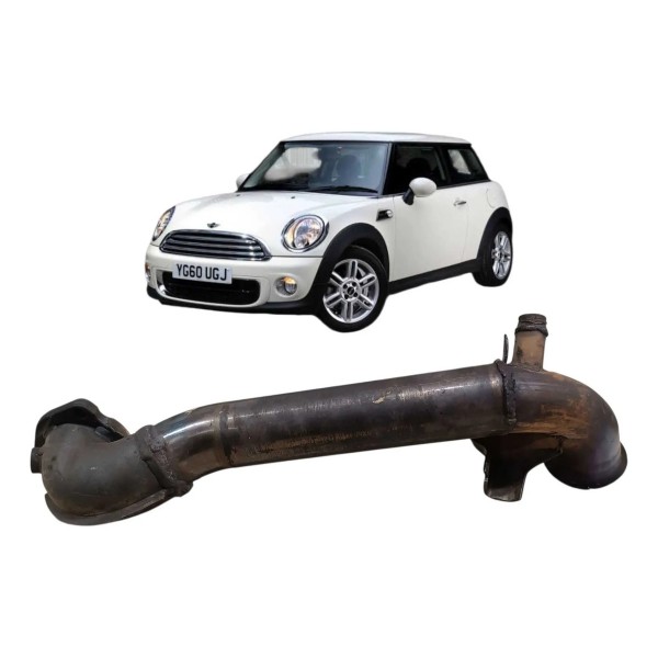Downpipe Cano Escapamento Mini Cooper 1.6 2011 2012 Original Preto