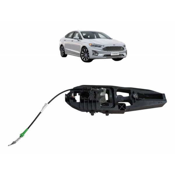 Suporte Macaneta Dianteira Direita Ford Fusion 2018 2019 Preto Dianteira