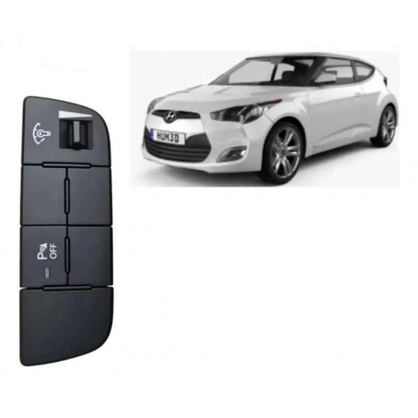 Botão Falso Painel Central Hyundai Veloster 1.6 2013 2014