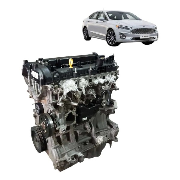 Motor Parcial Ford Fusion 2.0 16v 248cv Na Troca 2017 A 2020