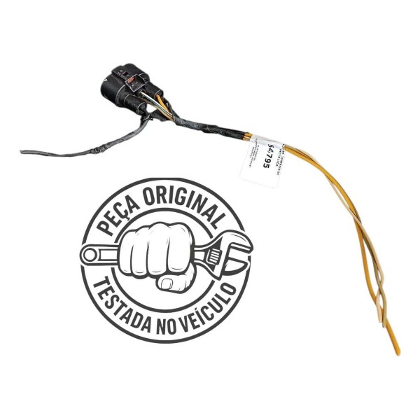 Plug Conector Eletroventilador Chevrolet Cruze 2015 3 Fios