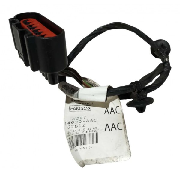 Plug Conector Fechadura Dianteira Direita Ford Fusion 2019 Preto