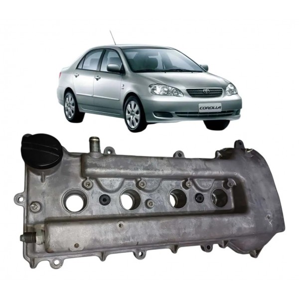 Tampa Comando Valvulas Toyota Corolla 1.6 16v 2003 2004 2005 Prateado