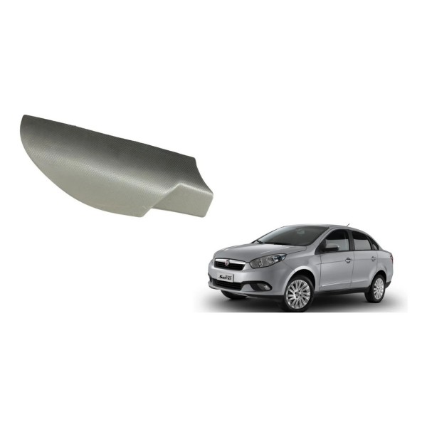 Acabamento Retrovisor Direito Fiat Grand Siena/palio 2012-17 Cinza