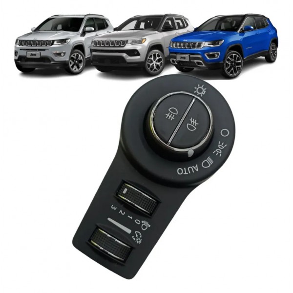 Botão Comando Farol Milha Compass 2.0 2016 17 18 19 2020