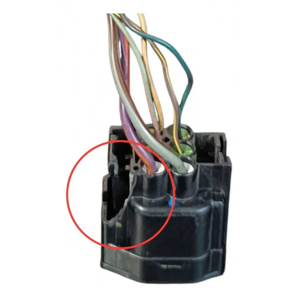 Plug Conector Maquina Vidro Tras Esq Ford Fusion 2018 2019