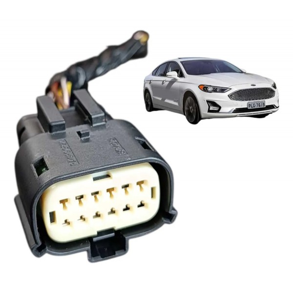 Plug Modulo Controle Potencia Ford Fusion 2.0 2019 7 Fios