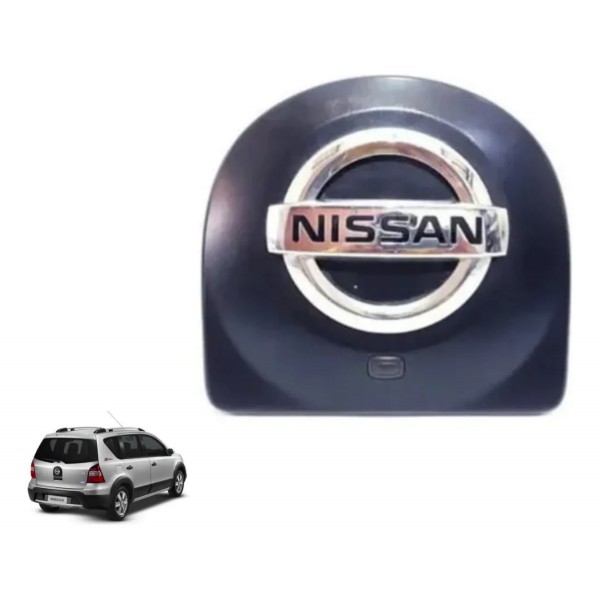 Emblema Tampa Traseira Nissan Livina 2009 2010 2011 12 2013 Preto