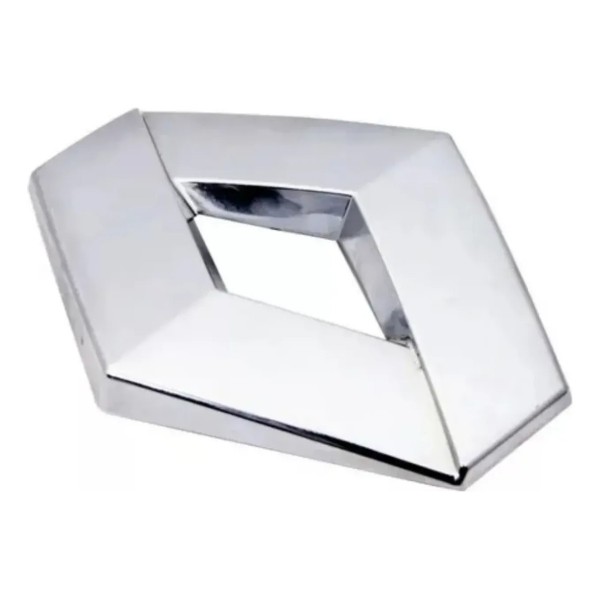 Emblema Da Tampa Do Porta Malas Renault Logan Sandero Prateado