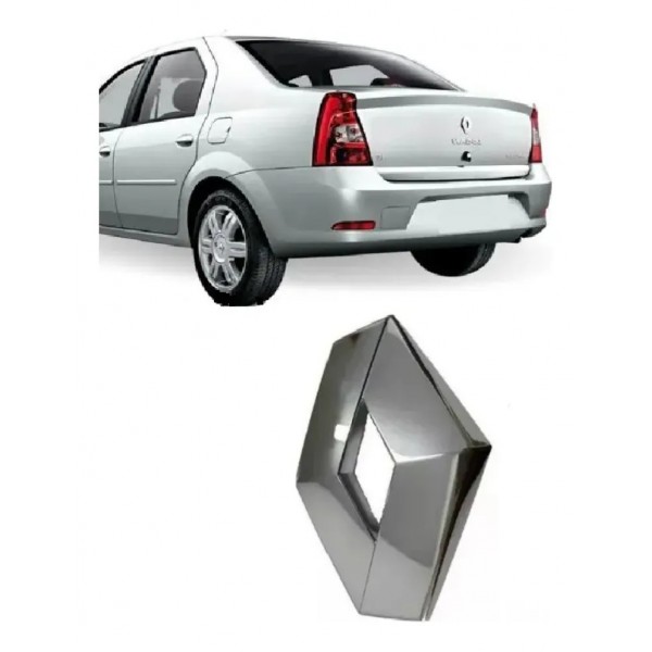 Emblema Tampa Logan 2010 2011 2012 Tras Original 908897184r Prateado