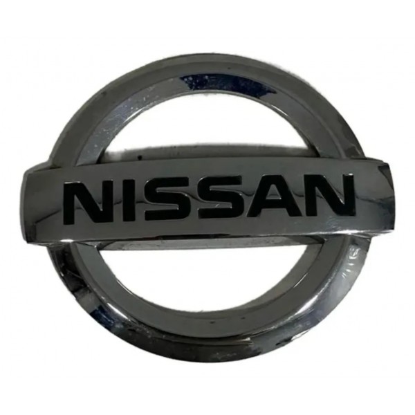 Emblema Dianteiro Nissan March 2013 2014 2015 2016 Prateado