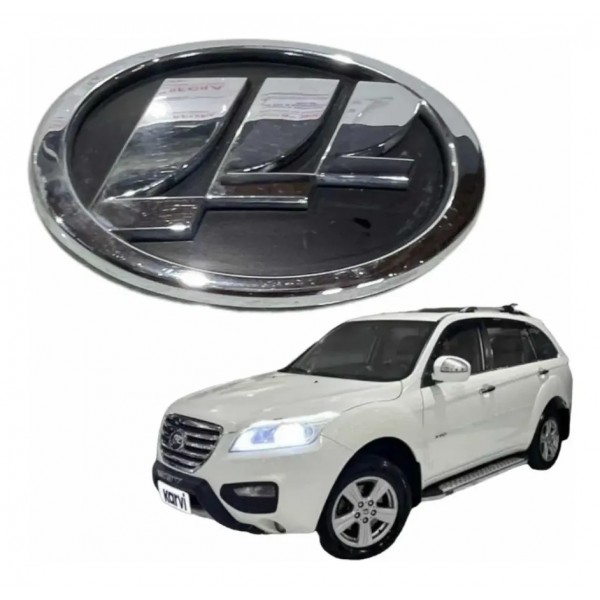 Emblema Grade Dianteira Lifan X60 2016 Original Cromado