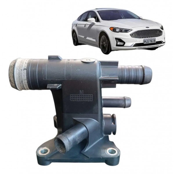 Cavalete Agua Radiador Ford Fusion 2.0 16v 2014 2015 A 2019 Preto